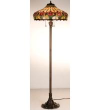 Meyda Black 11070 - 63.5" Colonial Tulip Floor Lamp