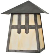 Meyda Black 112383 - 9" Wide Stillwater Double Cross Mission Wall Sconce