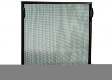 Meyda Black 113728 - 46.5"W X 44.5"H Prime Fireplace Screen