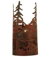 Meyda Black 117371 - 5.5" Wide Tall Pines Wall Sconce