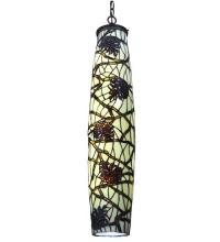 Meyda Black 118528 - 6.5"W Pine Branch Mini Pendant