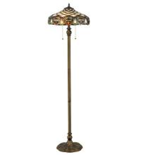 Meyda Black 119598 - 60"H Franco Floor Lamp