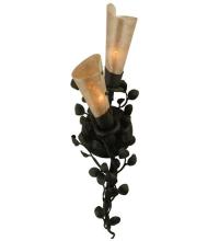 Meyda Black 120695 - 11" Wide Vinca Vine 2 LT Wall Sconce