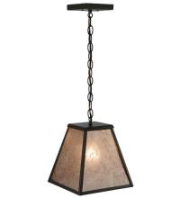 Meyda Black 126821 - 10"Square Mission Mini Pendant