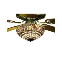 Meyda Black 12706 - 15"W Handel Grapevine Fan Light Fixture