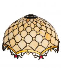 Meyda Black 138147 - 14" Wide Diamond & Jewel Shade