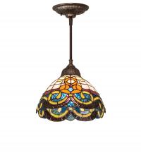 Meyda Black 139440 - 10" Wide Saturday Morning Mini Pendant