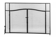 Meyda Black 144657 - 62"W X 42"H Prime Fireplace Screen