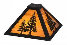 Meyda Black 153126 - 11.5" Square Tall Pines Shade