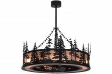 Meyda Black 154987 - 45"W Tall Pines Chandel-Air