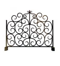 Meyda Black 162752 - 46" Wide Mediterranean Fireplace Screen