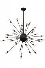 Meyda Black 164694 - 72" Wide Relek Pendant