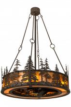 Meyda Black 168493 - 45"W Tall Pines Chandel-Air