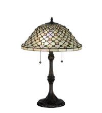 Meyda Black 18728 - 25"H Diamond & Jewel Table Lamp