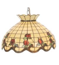 Meyda Black 19137 - 20" Wide Roseborder Pendant