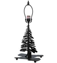 Meyda Black 20491 - 14"H Tall Pines W/Lighted Base Table Base