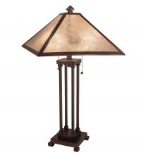 Meyda Black 218345 - 28" High Mission Prime Table Lamp