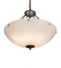 Meyda Black 230122 - 30" Wide Madison Inverted Pendant