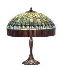 Meyda Black 232801 - 26" High Tiffany Candice Table Lamp