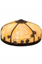 Meyda Black 24147 - 18" Wide Poplar Leaf Shade