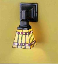 Meyda Black 24274 - 5"W Mission Mahogany Bronze 1 LT Wall Sconce Hardware