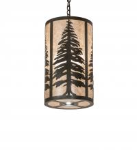 Meyda Black 244171 - 14" Wide Tall Pines Pendant