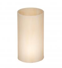 Meyda Black 245869 - 3.5" Wide Cylindre Sahara Taupe Shade