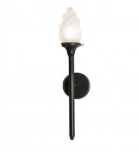 Meyda Black 246580 - 5" Wide Rhodes Wall Sconce