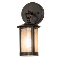 Meyda Black 247798 - 5" Wide Fulton Prime Hanging Wall Sconce