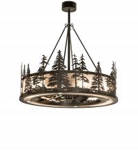 Meyda Black 248834 - 45" Wide Tall Pines Chandel-Air