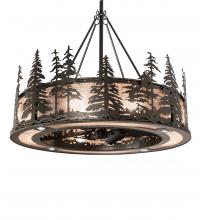 Meyda Black 248841 - 45" Wide Tall Pines Chandel-Air