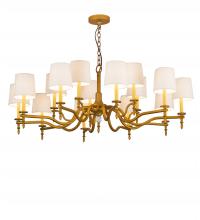 Meyda Black 249104 - 52" Wide Toby 15 Light Chandelier