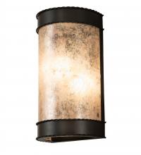 Meyda Black 249768 - 8" Wide Wyant Wall Sconce