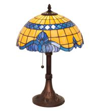 Meyda Black 251094 - 17" High Baroque Accent Lamp