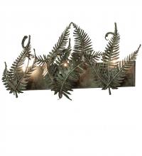 Meyda Black 251415 - 28" Wide Fern Vanity Light