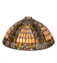 Meyda Black 254245 - 16" Wide Fleur-de-lis Shade