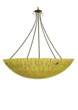 Meyda Black 254757 - 46" Wide Hand Painted Estratto Inverted Pendant