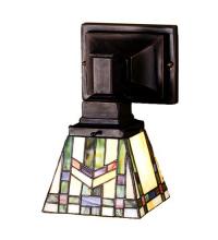 Meyda Black 25894 - 5"W Prairie Wheat Wall Sconce