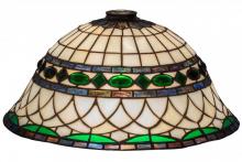 Meyda Black 26275 - 16" Wide Tiffany Roman Shade