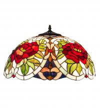 Meyda Black 26305 - 20" Wide Renaissance Rose Shade