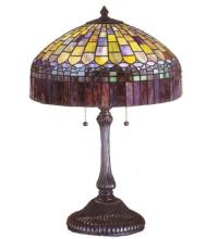 Meyda Black 26322 - 24"H Tiffany Candice Table Lamp