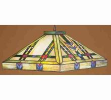 Meyda Black 26464 - 17"Sq Prairie Wheat Pendant