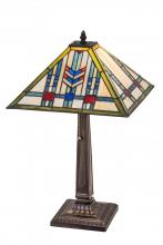 Meyda Black 26513 - 22" High Prairie Wheat Table Lamp