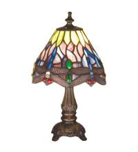 Meyda Black 26615 - 11.5"H Tiffany Hanginghead Dragonfly Mini Lamp