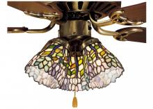 Meyda Black 27476 - 4"W Wisteria Fan Light Shade