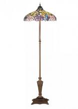 Meyda Black 30451 - 64"H Wisteria Floor Lamp