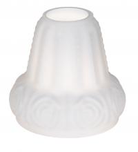 Meyda Black 30529 - 5" Wide White Puffy Rose Shade