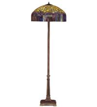 Meyda Black 31120 - 65"H Tiffany Candice Floor Lamp