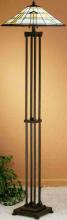 Meyda Black 31240 - 63"H Arrowhead Mission Floor Lamp