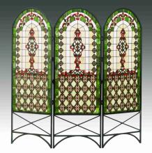 Meyda Black 48809 - 60" Wide X 58" High Quatrefoil Classical Room Divider